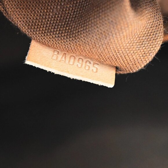 LOUIS VUITTON LV Logo Alma Hand Bag Monogram Leather Brown France - Picture 12 of 15